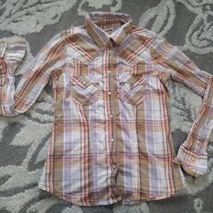 True Religion plaid shirt